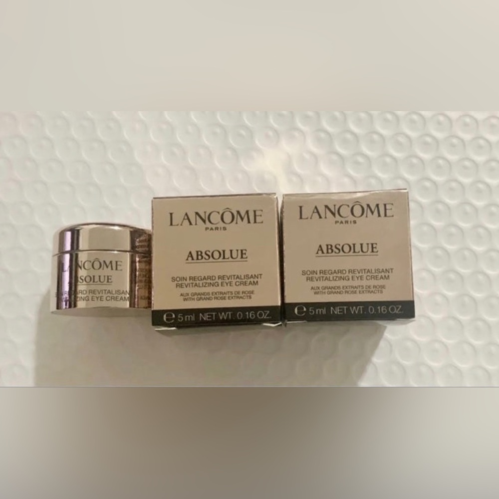 Lancome Absolue Revitalizing Eye Cream 5 ml/ 0.16 oz Lot of 2 New in Box